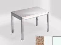 Logo Table mensa ext 100x60 - plateau verde ugarit - pieds blanc - ceinture en bois laque blanc 2320_verde-ugarit_blanc_bl-blanc