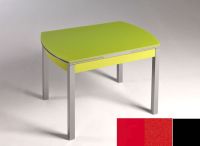 Logo Table hercule 105x60 - plateau rouge - pieds noir - ceinture en bois laque rouge 1989_rouge_noir_bl-rouge