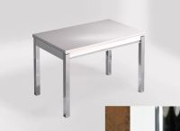 Logo Table mensa ext 100x60 - plateau mississipi - pieds chrome - ceinture en bois laque blanc 2320_mississipi_chrome_bl-blanc