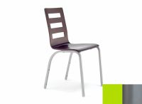 Logo Chaise edelweiss - assise en laque vert - pieds argent 1907_la-vert_argent