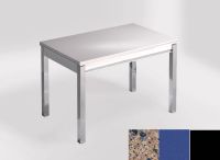 Logo Table mensa ext 110x70 - plateau azul ugarit - pieds noir - ceinture en bois laque bleu enjoy 2321_azul-ugarit_noir_bl-bleu-enjo
