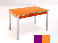 Logo Table mensa ext 110x70 - plateau magenta - pieds blanc - ceinture en bois laque orange 2040_magenta_blanc_bl-orange