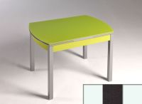 Logo Table hercule 105x60 - plateau blanc - pieds blanc - ceinture en bois laque noir 1989_blanc_blanc_bl-noir