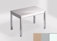 Logo Table mensa ext 110x70 - plateau creme minerva - pieds blanc - ceinture en bois laque argent 2321_creme-minerva_blanc_bl-argent