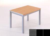 Logo Table saturne ext. 110x70 - plateau cendre - pieds noir - ceinture en metalique noir 2628_cendre_noir_mt-noir