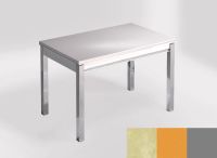 Logo Table mensa ext 100x60 - plateau tigris sand - pieds argent - ceinture en bois laque jaune dream 2320_tigris-sand_argent_bl-jaun