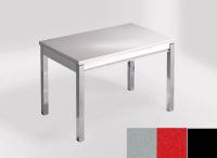 Logo Table mensa ext 110x70 - plateau khenso - pieds noir - ceinture en bois laque rouge 2321_khenso_noir_bl-rouge