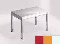 Logo Table mensa 110x70 extension m�lamin� - plateau stellar eros - pieds blanc - ceinture en bois laque  2332_stellar-eros_blanc_bl-