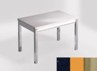 Logo Table mensa ext 100x60 - plateau stellar marina - pieds inox - ceinture en bois laque jaune dream 2320_stellar-marina_inox_bl-ja