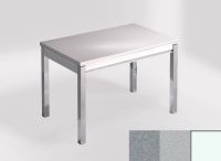 Logo Table mensa ext 110x70 - plateau aluminium nube - pieds blanc - ceinture en bois laque argent 2321_aluminium-nube_blanc_bl-argen