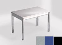 Logo Table mensa ext 100x60 - plateau khenso - pieds noir - ceinture en bois laque bleu enjoy 2320_khenso_noir_bl-bleu-enjoy