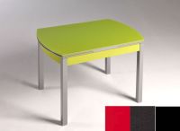 Logo Table hercule 105x60 - plateau rouge - pieds noir - ceinture en bois laque noir 1989_rouge_noir_bl-noir