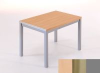 Logo Table saturne ext 135x80 - plateau hetre - pieds argent - ceinture en metalique inox 2796_hetre_argent_mt-inox