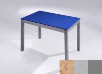 Logo Table licorne 110x70 - h90 - plateau nile - pieds argent - ceinture en bois laque argent 2976_nile_argent_bl-argent