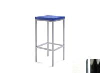 Logo Tabouret iris 77 - assise en skaitech blanc - pieds chrome 2732_sk-blanc_chrome