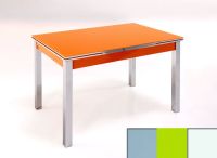 Logo Table mensa ext 100x60 - plateau gris - pieds blanc - ceinture en bois laque vert 2035_gris_blanc_bl-vert