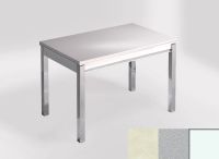 Logo Table mensa ext 110x70 - plateau yukon - pieds blanc - ceinture en bois laque argent 2321_yukon_blanc_bl-argent