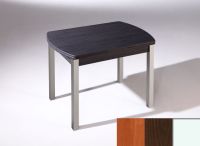 Logo Table hercule ext 115x75 - plateau cerisier - pieds blanc - ceinture en polymere wengue 2903_cerisier_blanc_pl-wengue