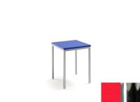 Logo Tabouret iris 45 - assise en skaitech rouge - pieds chrome 2265_sk-rouge_chrome