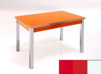 Logo Table mensa ext 100x60 - plateau rouge - pieds blanc - ceinture en bois laque rouge 2035_rouge_blanc_bl-rouge