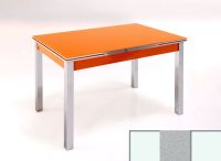 Logo Table mensa ext 100x50 - plateau blanc - pieds blanc - ceinture en bois laque argent 2032_blanc_blanc_bl-argent