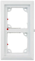 Logo Botier en saillie t24/t25 2 emplacements blanc mobox2extonpw