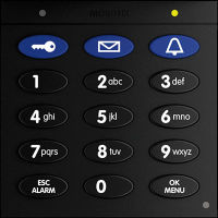 Logo Module clavier pour t24/t25 noir mokeypad1ext-bl