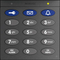 Logo Module clavier pour t24/t25 anthracite db703 mokeypad1extdg