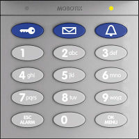 Logo Module clavier pour t24/t25 gris ral9006 mokeypad1extsv