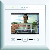 Logo Botier flatmount blanc pour mx display moopt-fm-ext-pw
