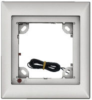 Logo Cadre platine 1 module pour t24/t25 gris moframe1extsv