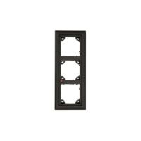 Logo Cadre platine 3 modules pour t24/t25 noir moframe3extbl