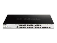 Logo Switch 24x10/100/1000 poe + 4 combo +metro ethernet dgs-1210-28mpme
