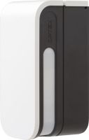 Logo Detecteur ir exterieur 2x12m faible consommation noir bxs-r