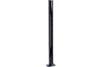 Logo Poteau noir pour barriere ax h.2m pot2m