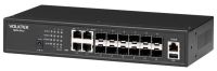 Logo Switch 12 ports fibre l2+ 4-slot 100fx/gbe sfp, 4g combo, 4-slot gbe sfp men-6412