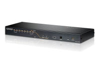 Logo Kvm cat5e/6 8 ports double console kh2508a