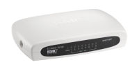 Logo Switch 8x10/100mbps rj45 green  fanless smcfs801