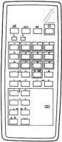 Logo T�l�commande bosch/siemens 8988417