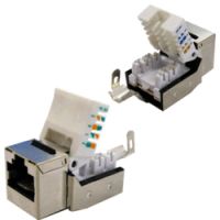 Logo Embase rj45 femelle f/utp cat 5e multi 110 4972