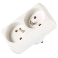Logo Multiprise monobloc 2 sorties 2p+t 60635