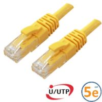Logo Cordon rj45 cat 5e u/utp primacy 1m jaune c5u0100j