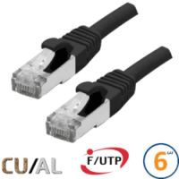 Logo Cordon rj45 cat 6 f/utp classic 10m noir c6sa1000n
