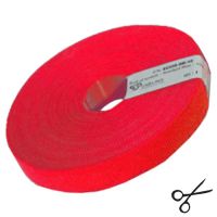 Logo Attache cbles velcro  10m rouge psecossr10
