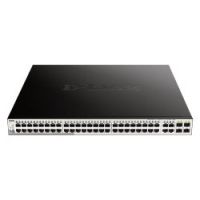 Logo Switch smart+ 48 giga poe at 370w + 4 combo sfp dgs1210-52mp