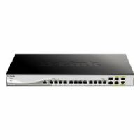 Logo Switch 12 ports 10giga rj45 + 2 combo 10g & 2 sfp+ dxs1210-16tc