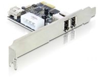 Logo Carte pci express firewire a 2+1 ports dual profil pcie-fwa