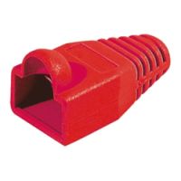 Logo Sachet de 10 manchons  boule rj45 rouge 4907mr