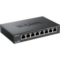 Logo Switch desktop 8 ports giga botier+connect. mtal dgs108