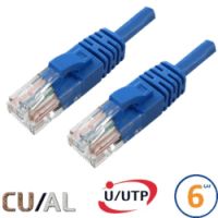 Logo Cordon rj45 cat 6 u/utp classic 50cm bleu c6ua0050b